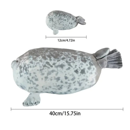 Seal Plush Toy Set Mother and Baby Stuffed Seal Family Soft Toy