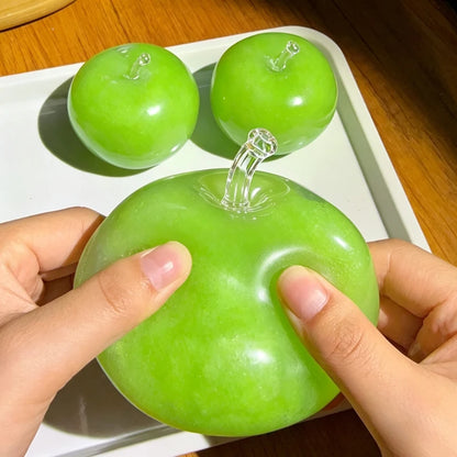 Green Apple Slushie Squishy Fidget Toy Slow Rising Sensory Toy