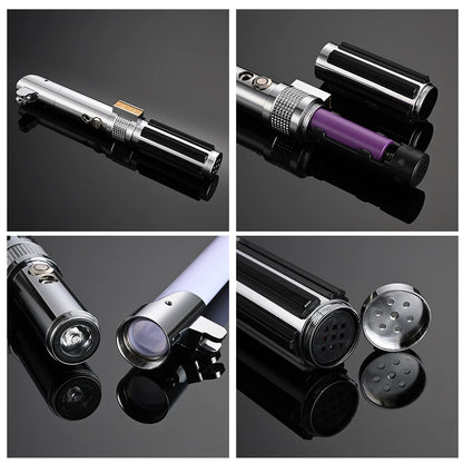 RGB Metal Lightsaber Rechargeable LED Light Sword