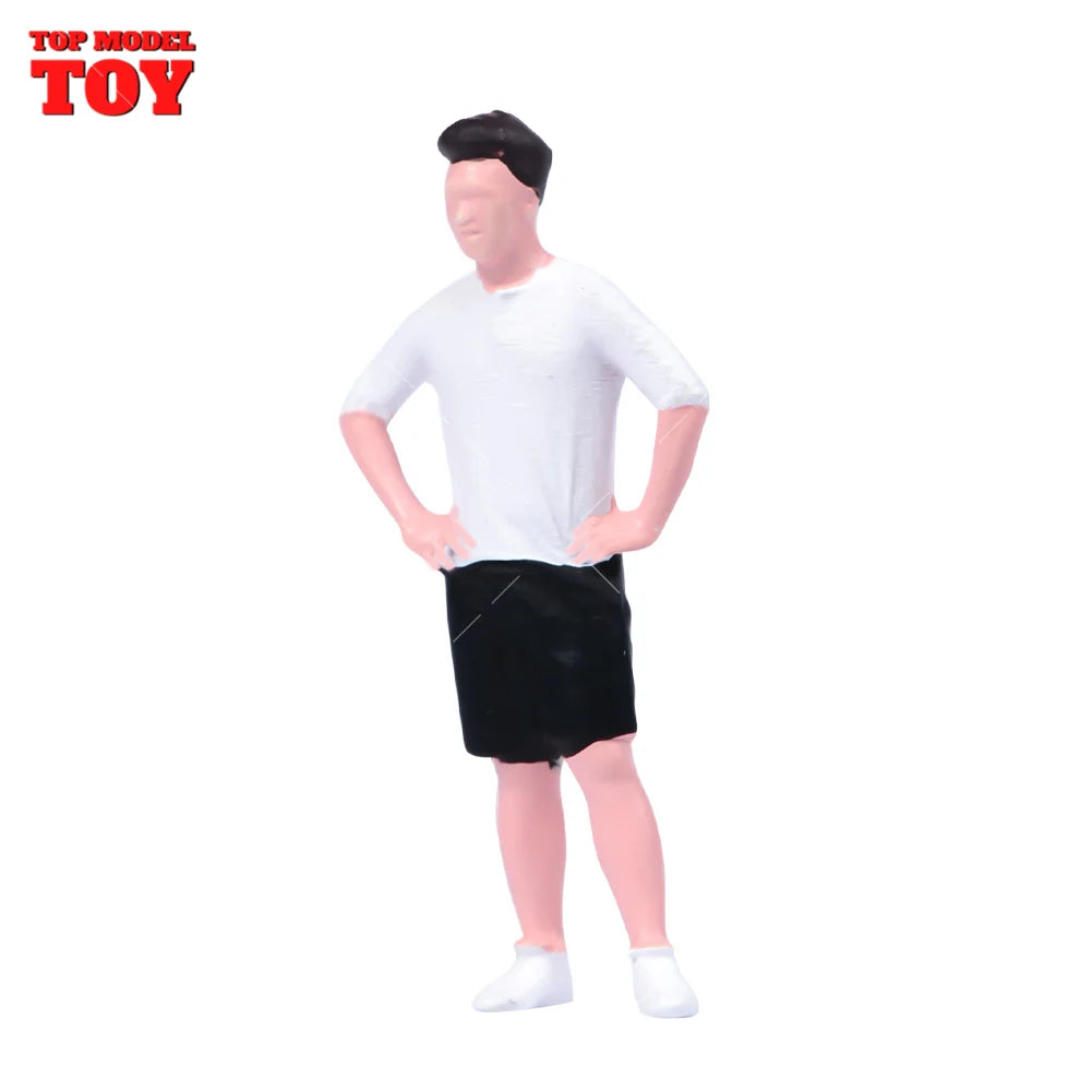 1/64 Miniature Figures Model Car Accessories Scene People Set