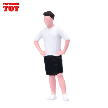 1/64 Miniature Figures Model Car Accessories Scene People Set