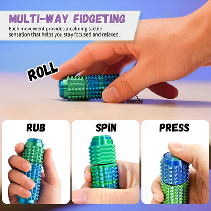 3D Printed Little Ouchy Spiky Fidget Toy Keychain