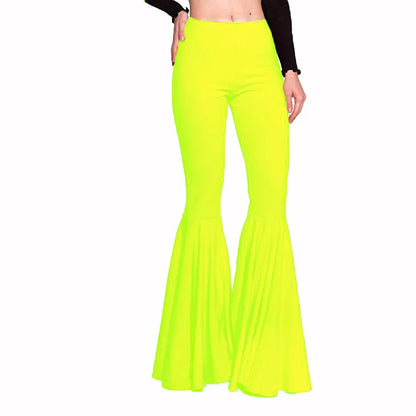 High Waisted Wide Leg Pants for Women Stretch Bell Bottom Trousers