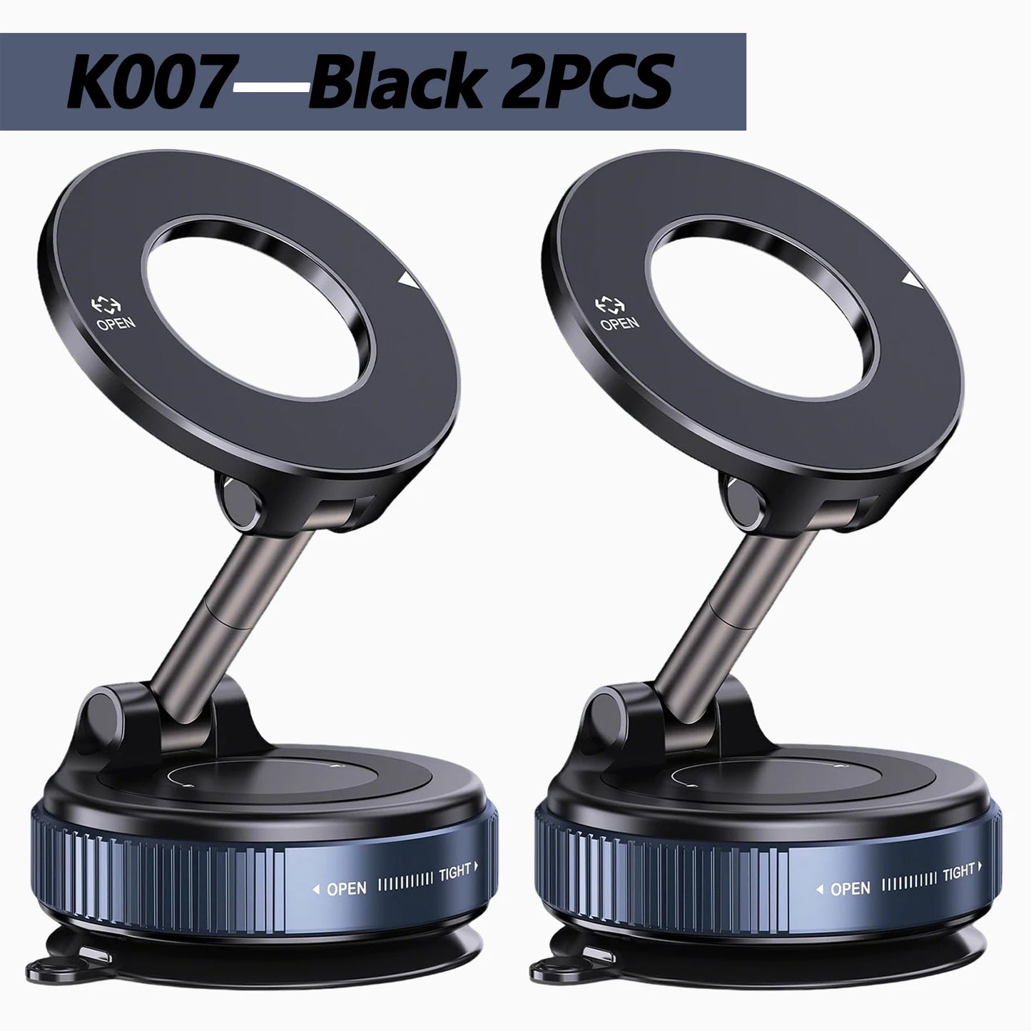 Magnetic Car Phone Holder 360° Foldable Vacuum Mount