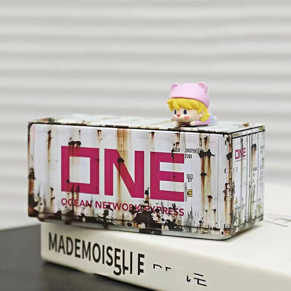 Mini Metal Storage Box Decorative Desktop Organizer