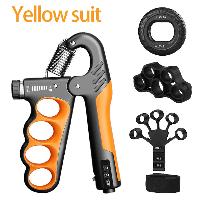 Adjustable Hand Grip Strengthener 5-100kg for Wrist & Forearm Training