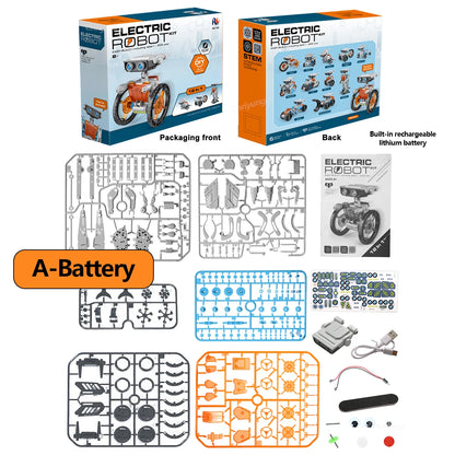 12-in-1 STEM Robot Building Kit – DIY Robotics & Engineering Set