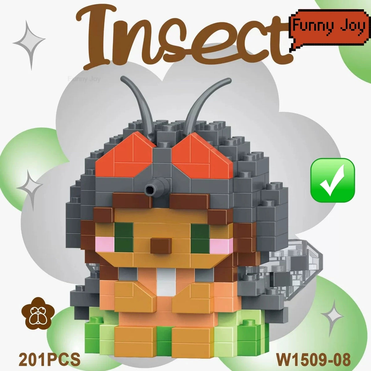 Insect Building Blocks – 3D Animal Model Set