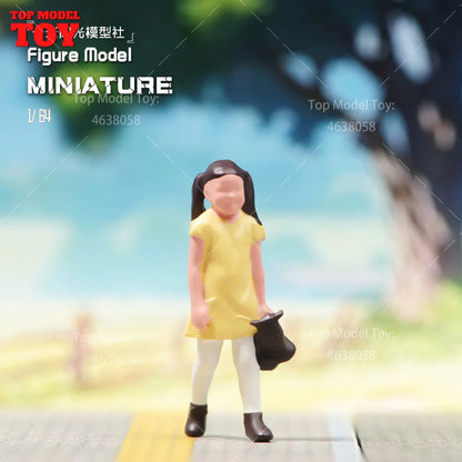 1/64 Miniature Figures Model Car Accessories Scene People Set