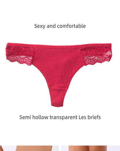 Cotton G String Panties 3PCS Women's Antibacterial Thongs