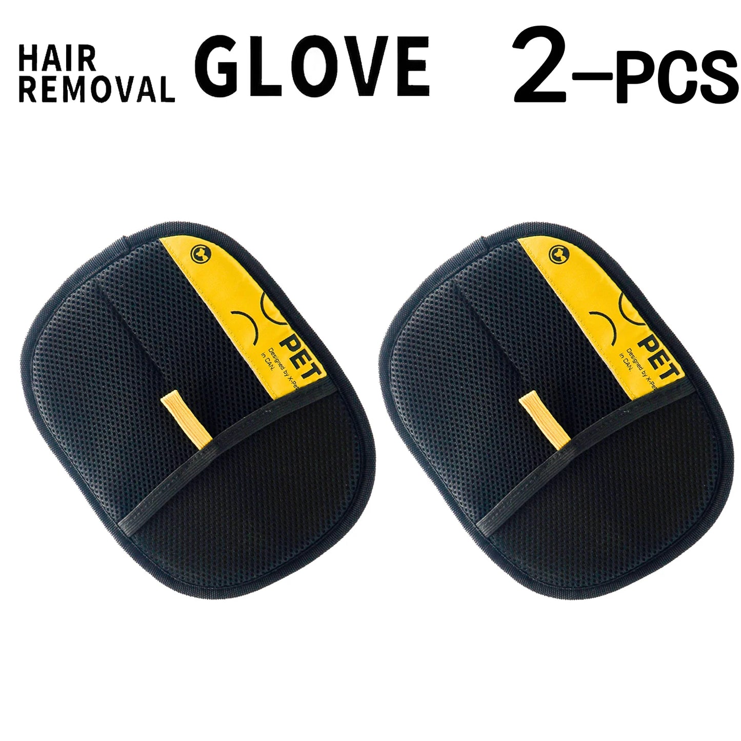 Pet Hair Remover Glove – Reusable Grooming Mitt with Lint Brush