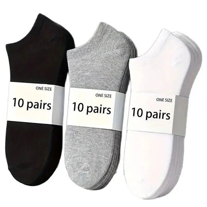 Ankle Socks 5 Pack Breathable Low Cut Unisex Socks