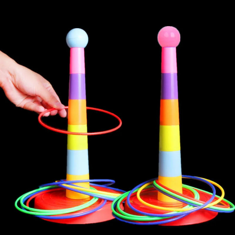 A fun two-in-one activity for indoor play, outdoor games, and family interaction.