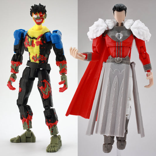 Invincible Boy Action Figure 14cm 3D Printed Multi Jointed Model