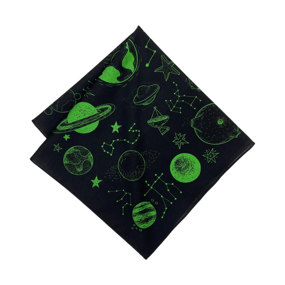Cotton Bandana Scarf Skull Paisley Hip Hop Headband