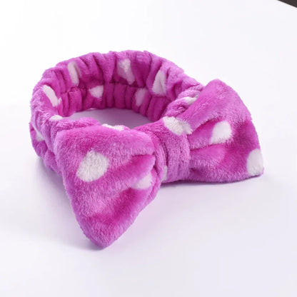 Makeup Headband – Soft Coral Fleece Face Wash Hair Band