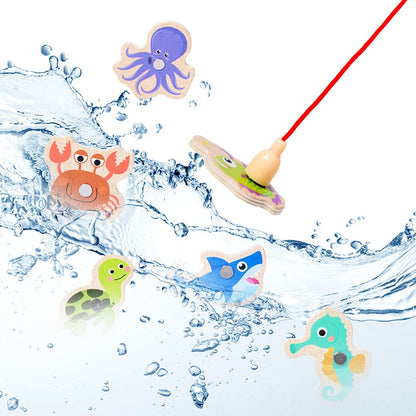Wooden Magnetic Fishing Toy – Montessori Fish Game
