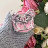 Cute Butterfly Magnetic Phone Grip Stand for MagSafe iPhone