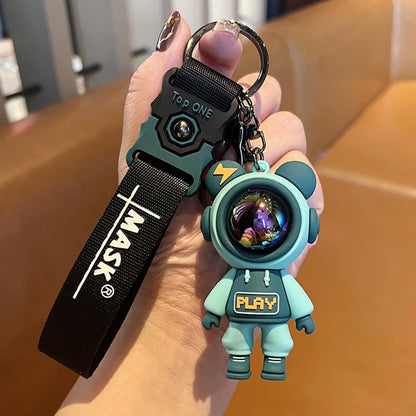 A cute decorative keychain for backpacks, handbags, car keys, and matching gifts.