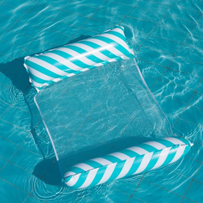Floating Water Hammock – Foldable Inflatable Pool Float Lounger
