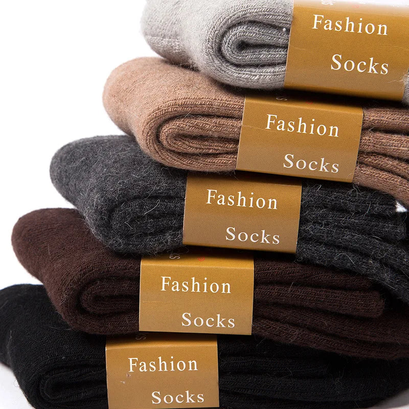 Merino Wool Socks Thick Thermal Winter Crew Socks