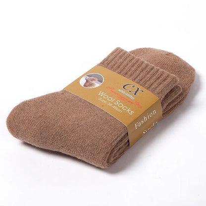 Merino Wool Socks Thick Thermal Winter Crew Socks