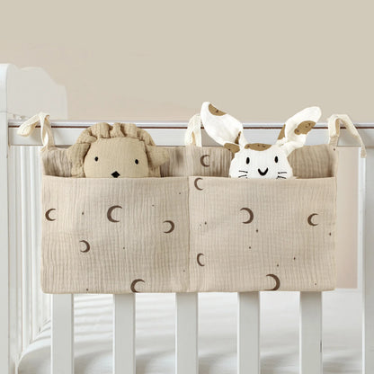 Baby Crib Organizer Hanging Diaper Caddy Storage Bag