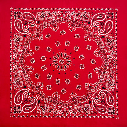 Oversized Paisley Bandana 70cm Cotton Hip Hop Head Scarf