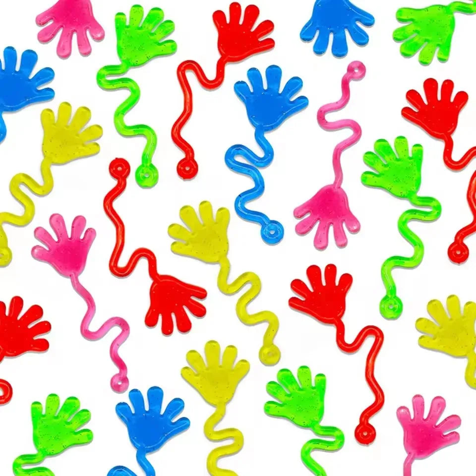 Sticky Hands Toy – Glitter Palm Slap Toy