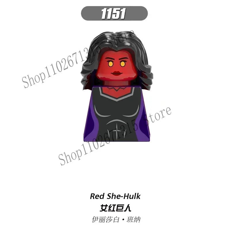 Marvel Avengers Building Block Figures Superhero Bricks