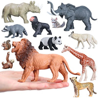Wild Animal Figurines Set Realistic Zoo Figures for Kids Toy