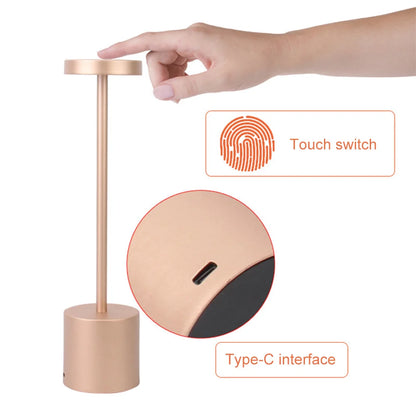 Rechargeable LED Table Lamp Touch Sensor Dimmable Portable Night Light