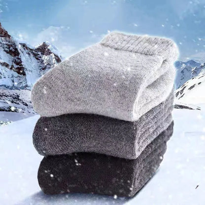 Merino Wool Socks Thick Thermal Winter Crew Socks