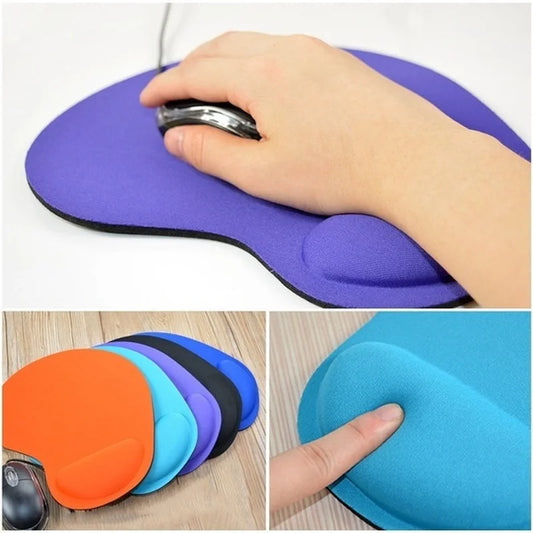 Wrist Rest Mouse Pad – Soft EVA PU Computer & Gaming Desk Pad