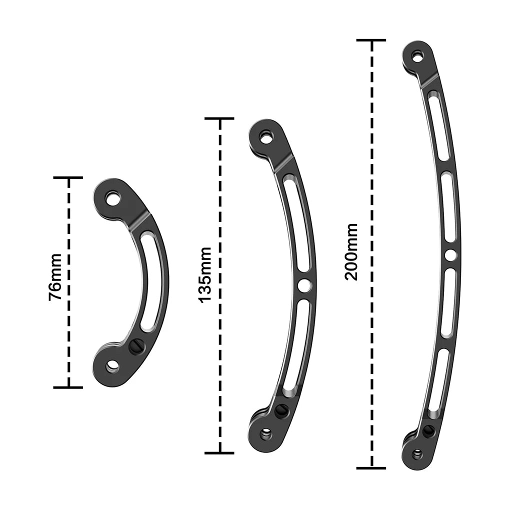 Action Camera Helmet Mount Extension Aluminum Arm Adapter