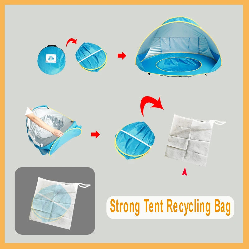 Baby Beach Tent Portable UV Protection Sun Shelter