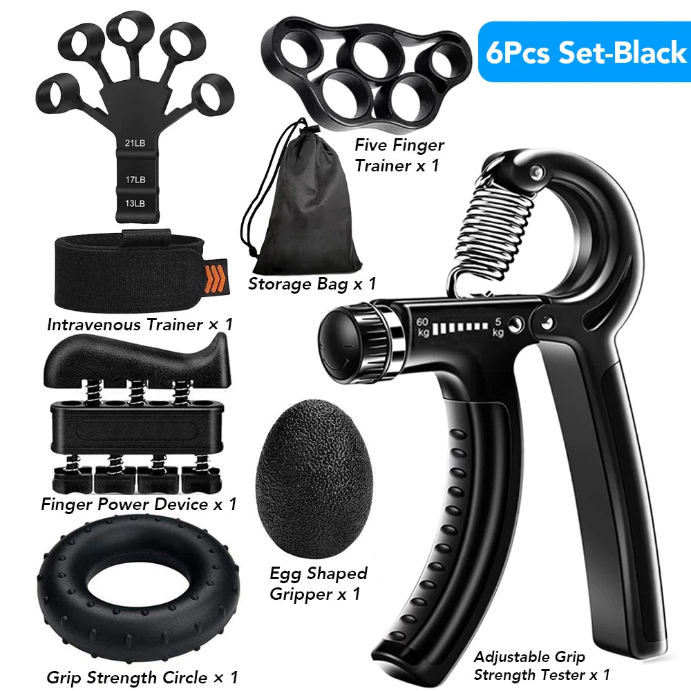 Build stronger hands and forearms anywhere with adjustable resistance, compact portability, and versatile grip-training accessories.