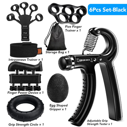 Build stronger hands and forearms anywhere with adjustable resistance, compact portability, and versatile grip-training accessories.