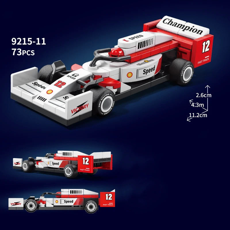 Racing Car Building Blocks MOC Sports Rally Super Racer Model