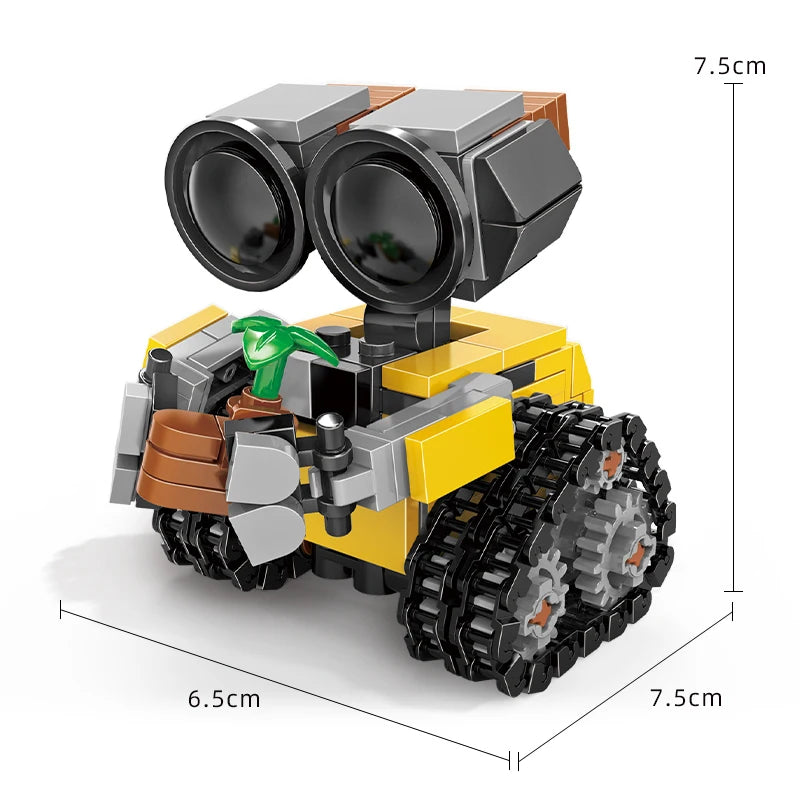 WALL-E Robot Building Blocks MOC Model DIY Brick Kit