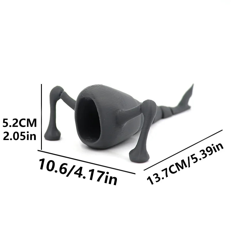 Deep Sea Monster Figure 3D Printed Movable Action Toy