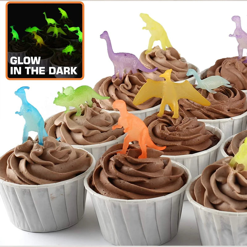 Glow in the Dark Dinosaur Toys 13/16PCS Mini Dino Set