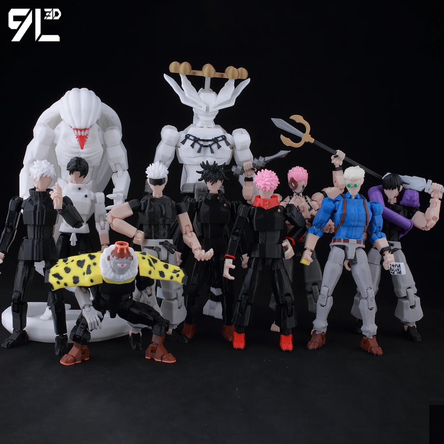 Poseable Anime Figure 3D Multi-Jointed Action Model Toy