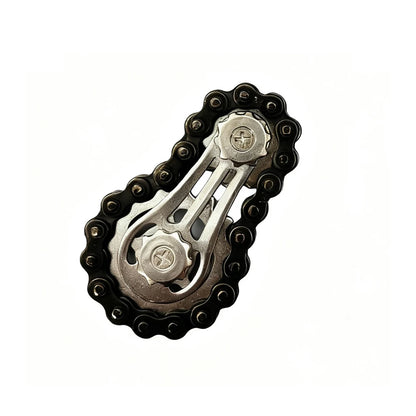 Metal Fidget Spinner – Gear & Bike Chain Fingertip Spinner