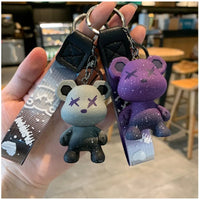 A playful resin bear charm for car keys, backpacks, handbags, and everyday gifting.