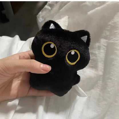 Black Cat Plush Toy Soft Cushion for Kids Room Decor Gift