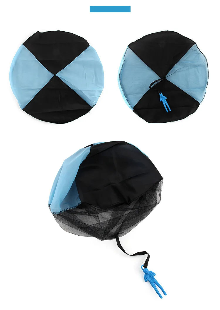 Toy Parachute with Mini Soldier Outdoor Throwing Game