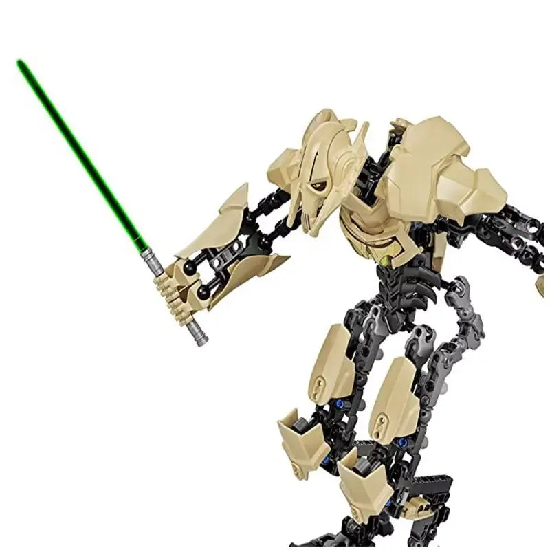 32cm General Grievous PVC Action Figure with Lightsaber Hilts