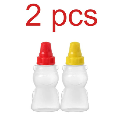 Mini Condiment Squeeze Bottles – Portable Sauce Containers for Lunch Boxes