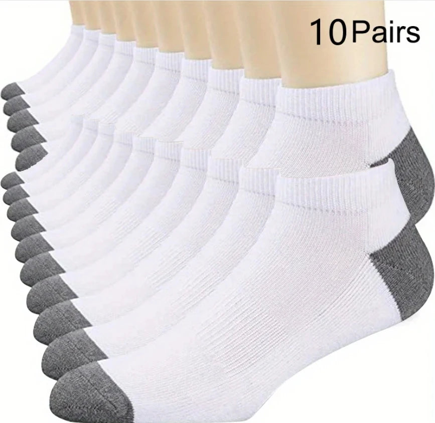 Men's Bamboo Fiber Socks Breathable Crew Sports Socks